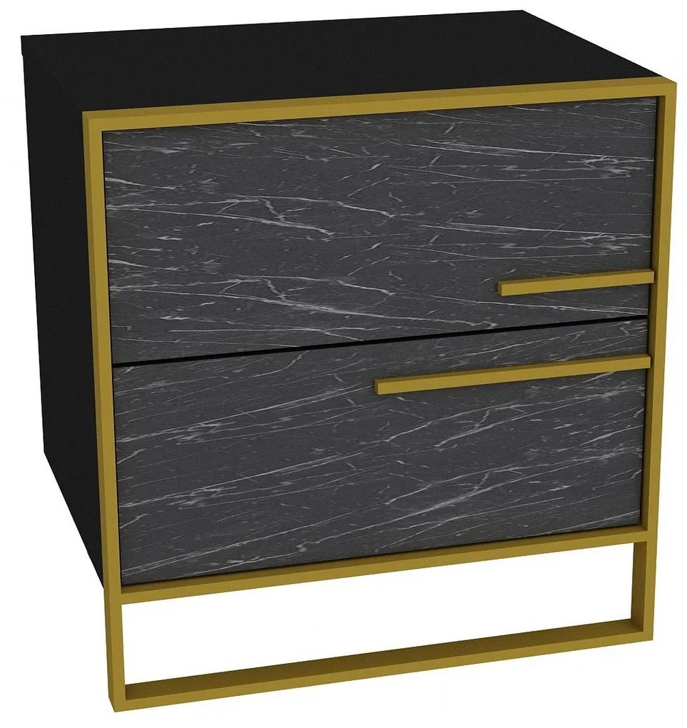 Noptieră Poppy 3 (auriu + Negru) . 1102470