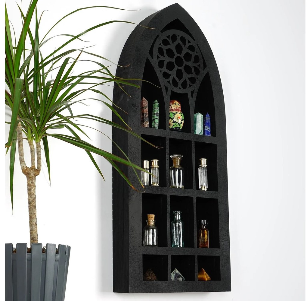 Organizator de perete Vanute 10 (negru) . 1094456