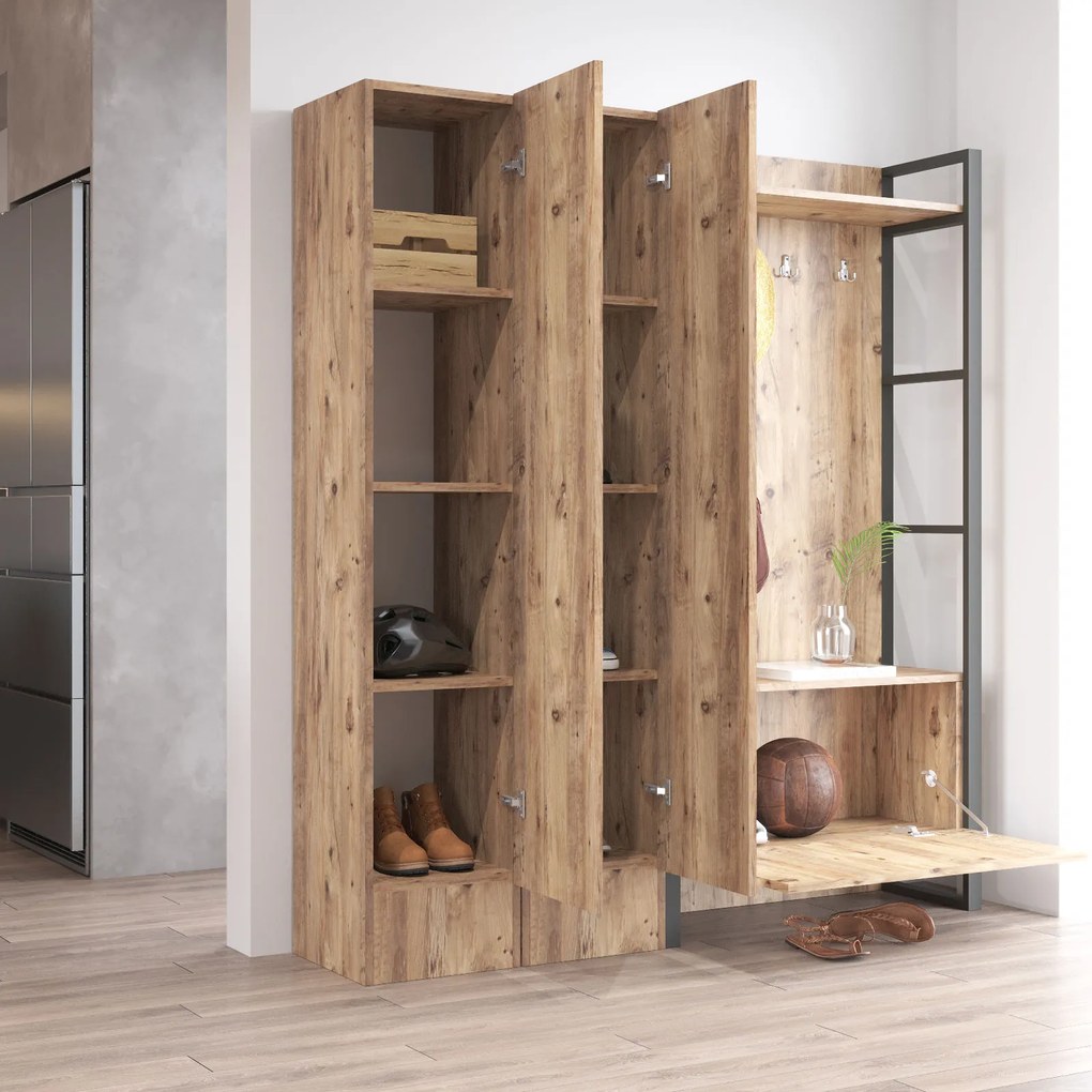 Set mobilier pentru hol Mike 18 (Pin atlantic). 1072605