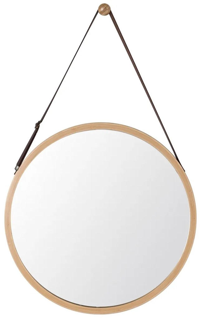 Oglinda de perete B053 NAT, bambus