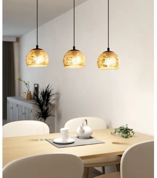 Eglo 98525 - Lustră pe cablu ALBARACCIN 3xE27/40W/230V
