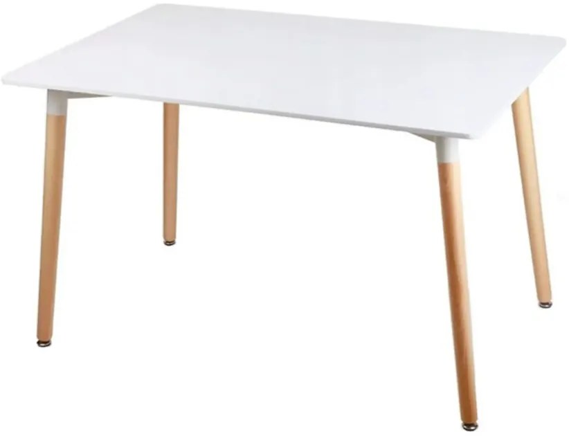 Masa dining alba, BERGEN 120x80 cm