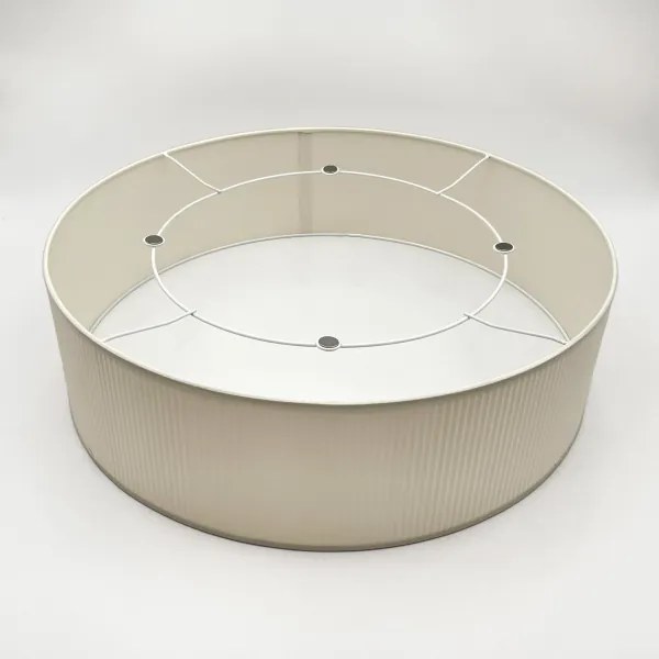 Plafonieră SIRJA PLISADO 4xE27/15W/230V, Ø 45 cm, crem
