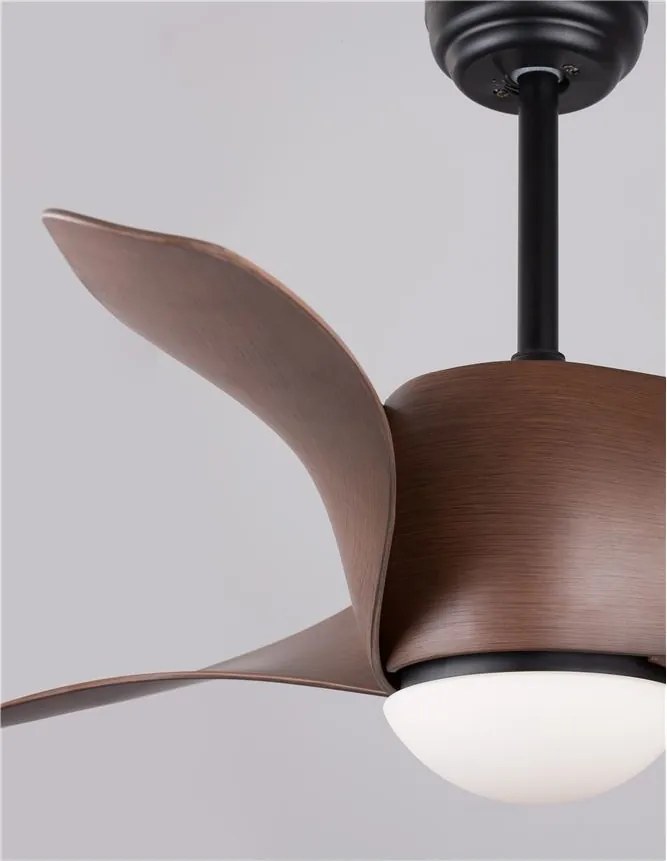 Lustra LED cu ventilator si telecomanda design modern Breeze NVL-5267611