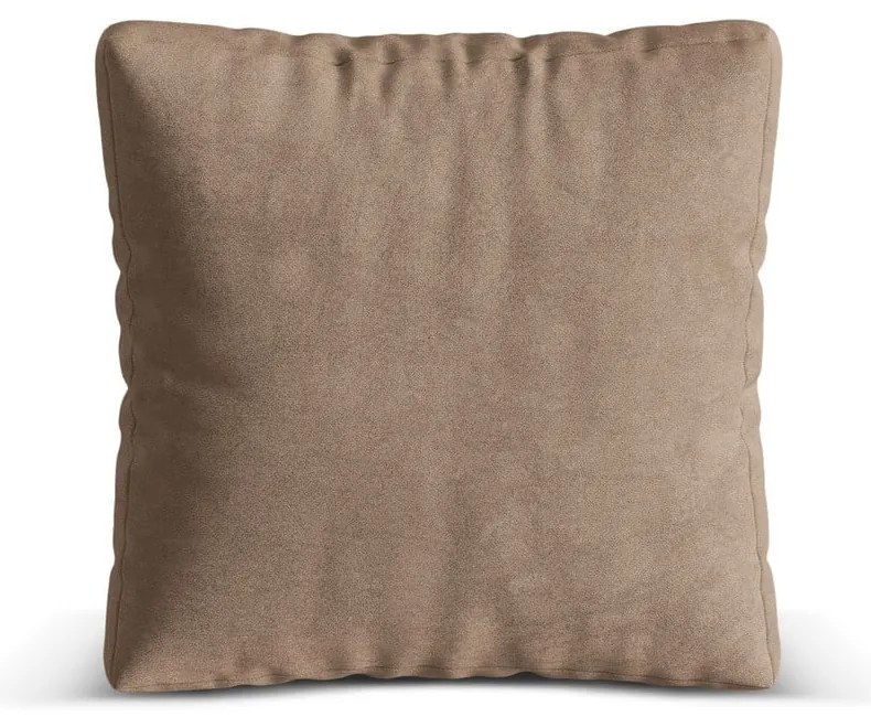 Pernă pentru canapea modulară maro deschis cu tapițerie din catifea Martina – Micadoni