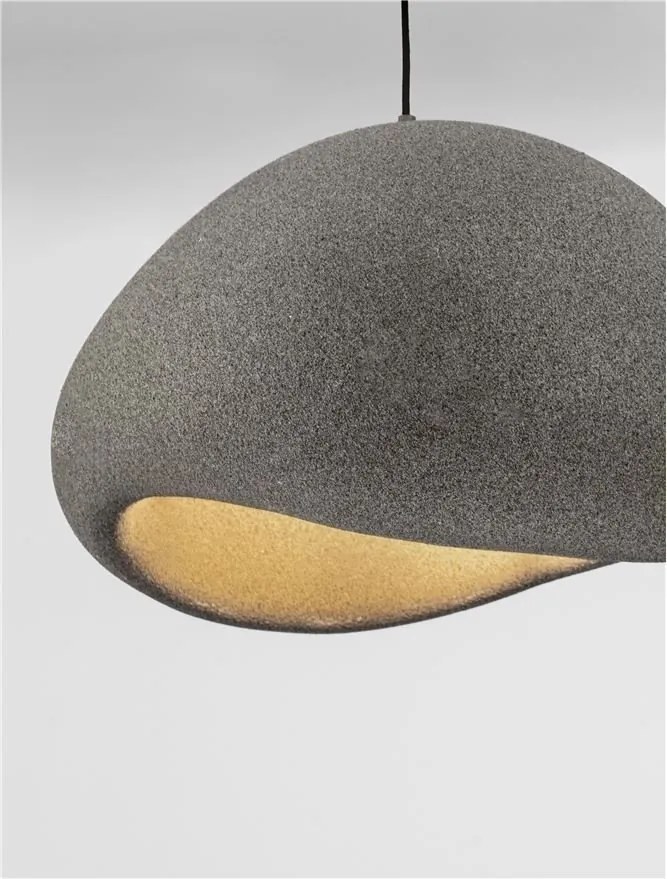 Lustra suspendata design modern, Stone Gray, AERE, L 60cm