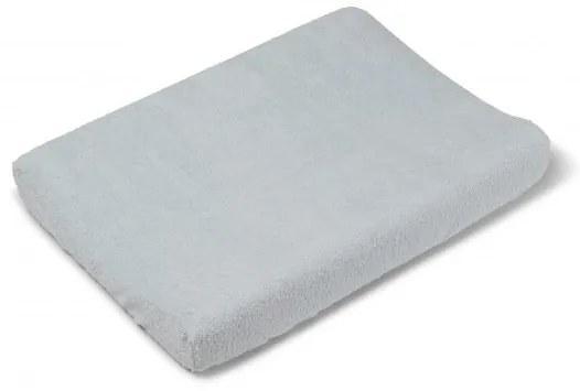 Husa de protectie Azul pentru salteaua de infasat ,   bumbac buclat, elastic pe contur, 80x50 cm, Bonjourbebe