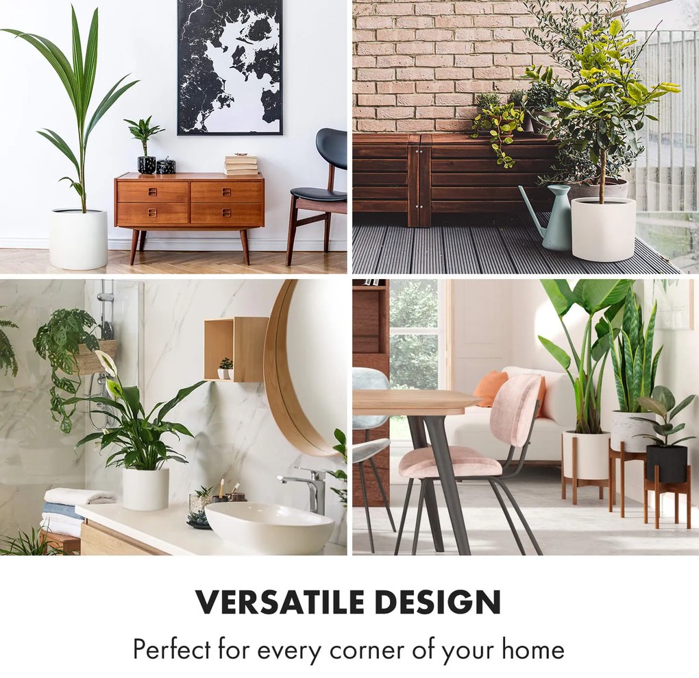 Gendt, ghiveci de flori, piatră fibroasă, interior / exterior