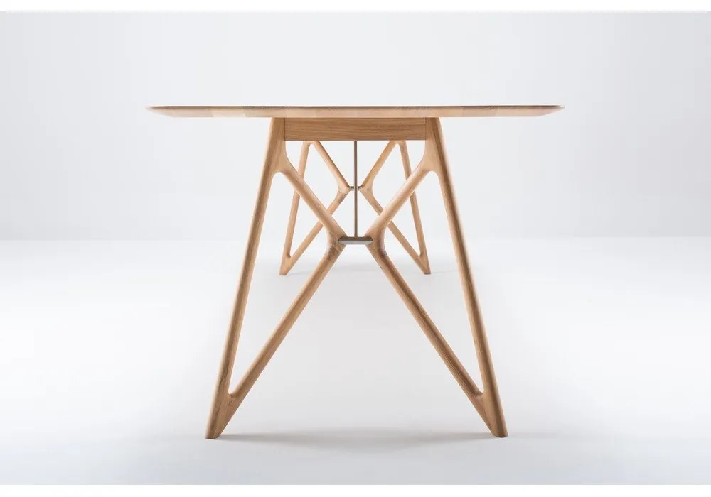 Masă de dining cu blat din lemn de stejar 240x90 cm Tink - Gazzda