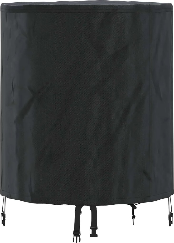 vidaXL Copertă pentru masă Simplu Negru 62 x 62 x 70 cm țesătură