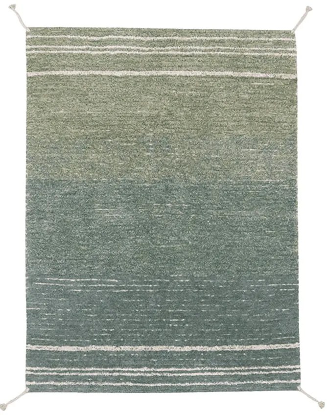 Covor verde/albastru din bumbac 170x240 cm Twin Vintage – Lorena Canals