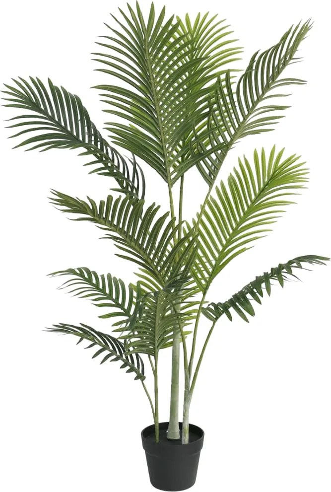 vidaXL Palmier artificial, verde, 120 cm, PP