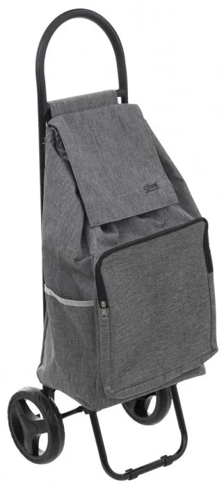 Carucior cumparaturi Tatra, gri, 34 x 30 x H 95 cm, 36 de litri