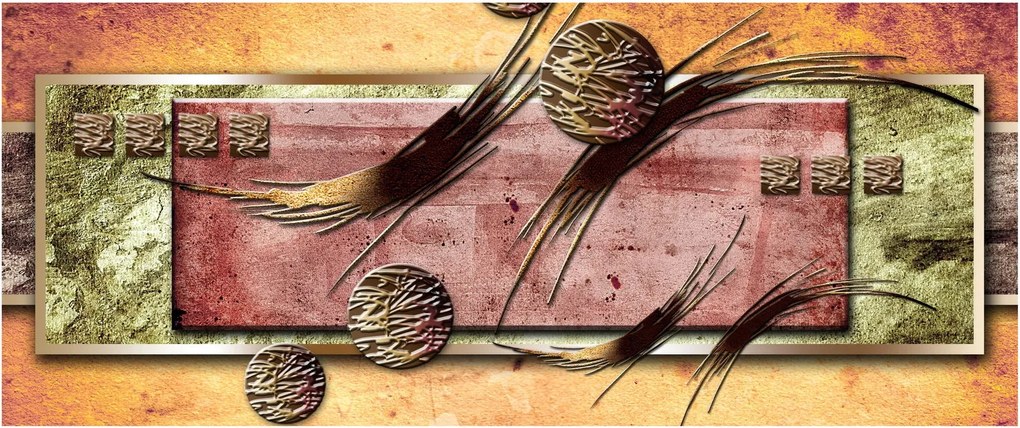 Tablou abstract (120x50 cm)