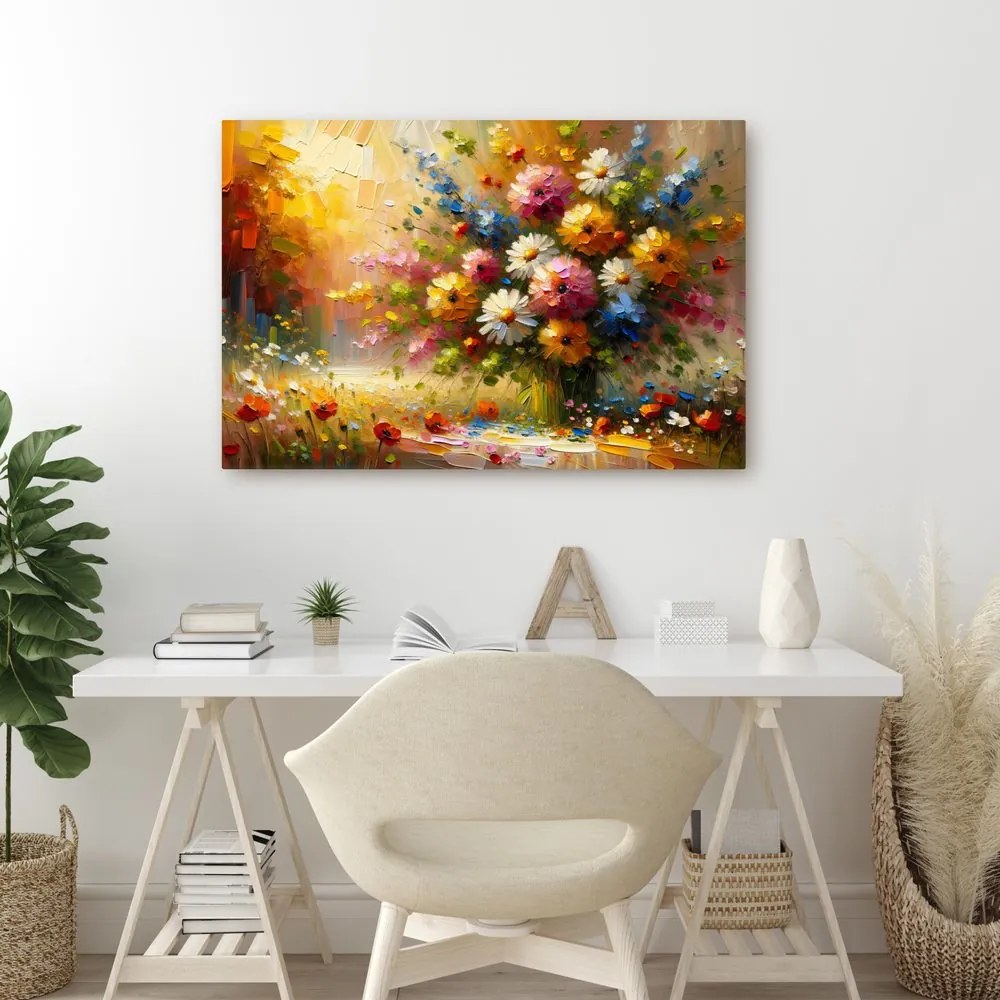 Tablou buchet multicolor