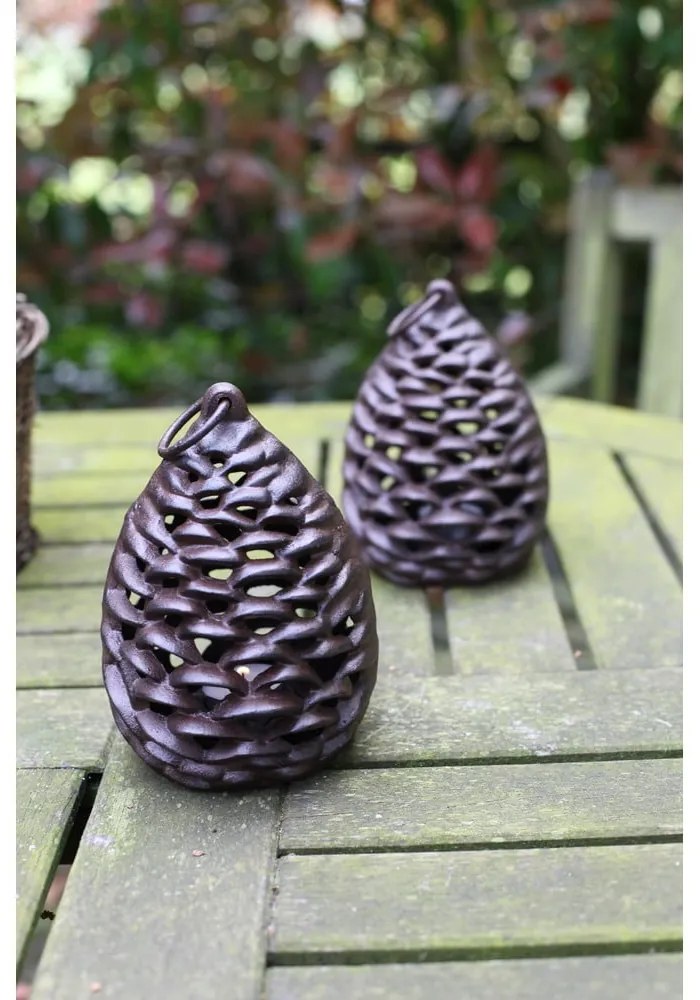 Felinar din metal (înălțime 18 cm) Pine Cone – Esschert Design