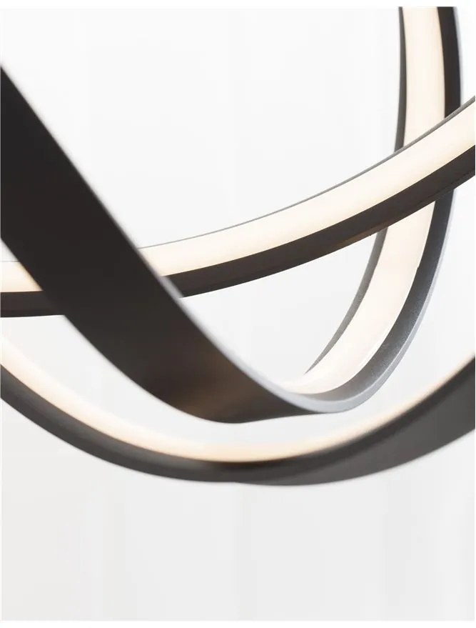 Lustra LED suspendata design modern APUS negru NVL-9348053