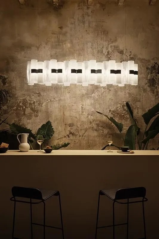 Lustra LED moderna design Art Deco realizata manual LA LOLLO XL PEWTER