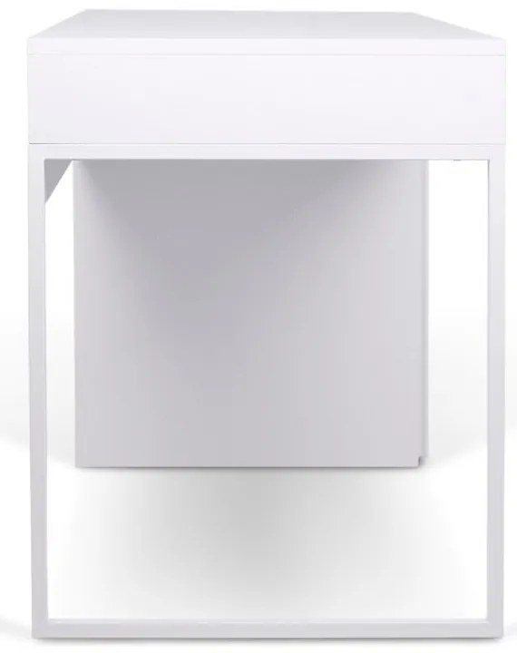 Birou TemaHome Prado, picioare albe