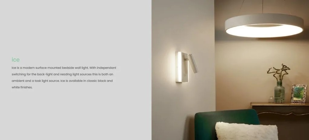 Aplica ambientala cu spot LED directionabil Ice