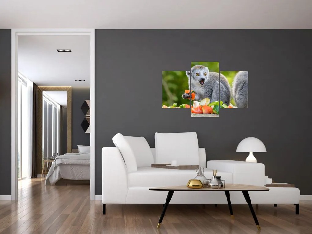 Tablou cu lemur (90x60 cm)