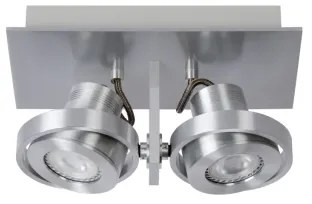 Lucide 17906/10/12 - Lampa spot LED LANDA 2xGU10/4,5W/230V crom