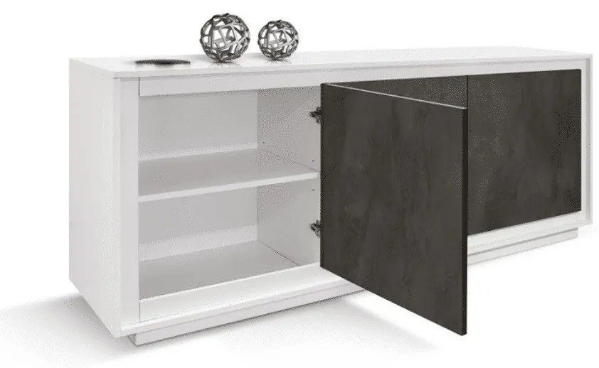 COMODA INDUSTRY - LEMN RUSTIC - 140 cm / 50 cm / H 80 cm