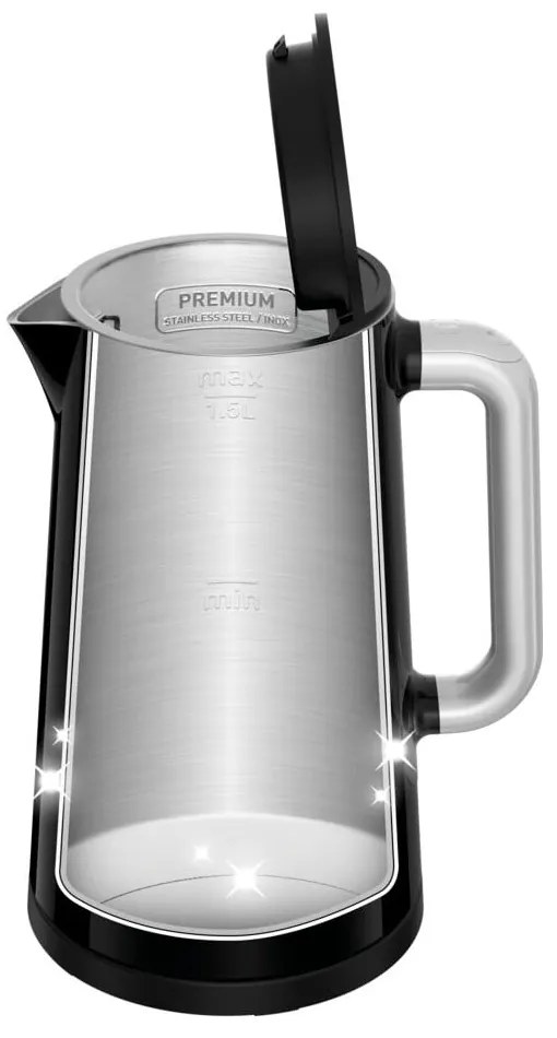 Cană electrică fierbător negru 1,7 l KO851830 – Tefal