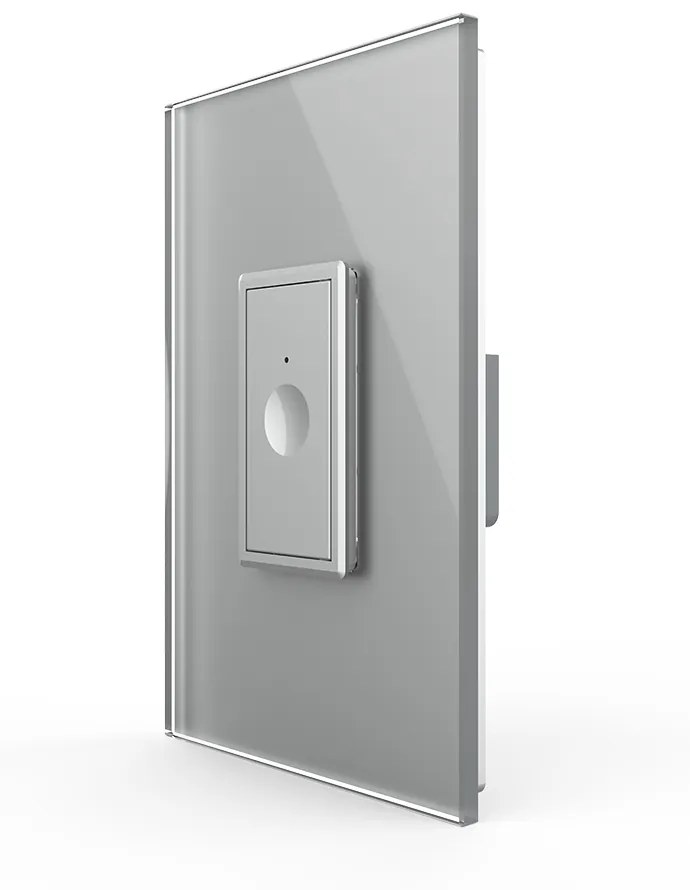 Intrerupator Simplu cu Touch Livolo cu Rama Din Sticla 1M, Zigbee EC
