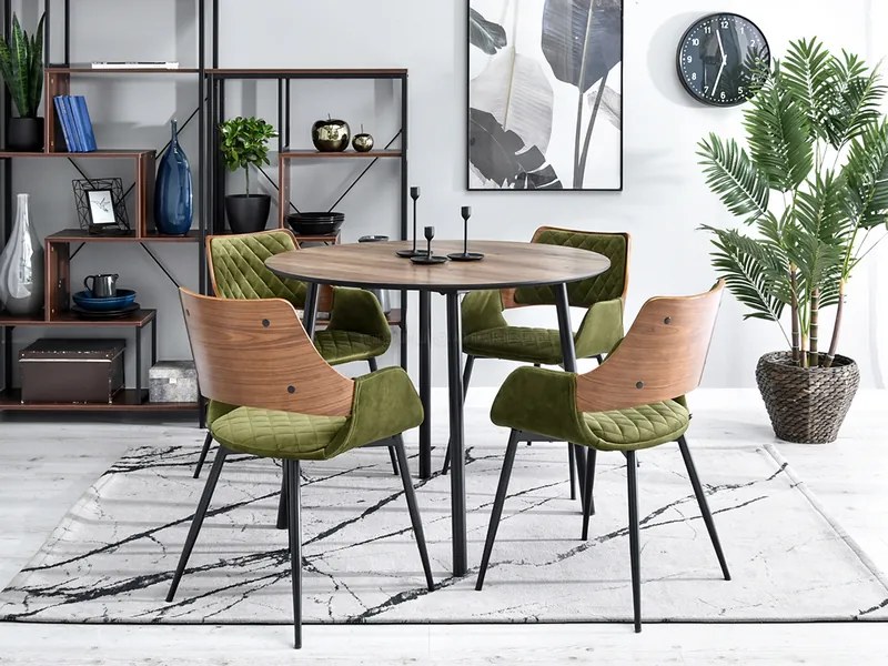 Scaun Morgana (verde + negru). Promo -13%. 1111199
