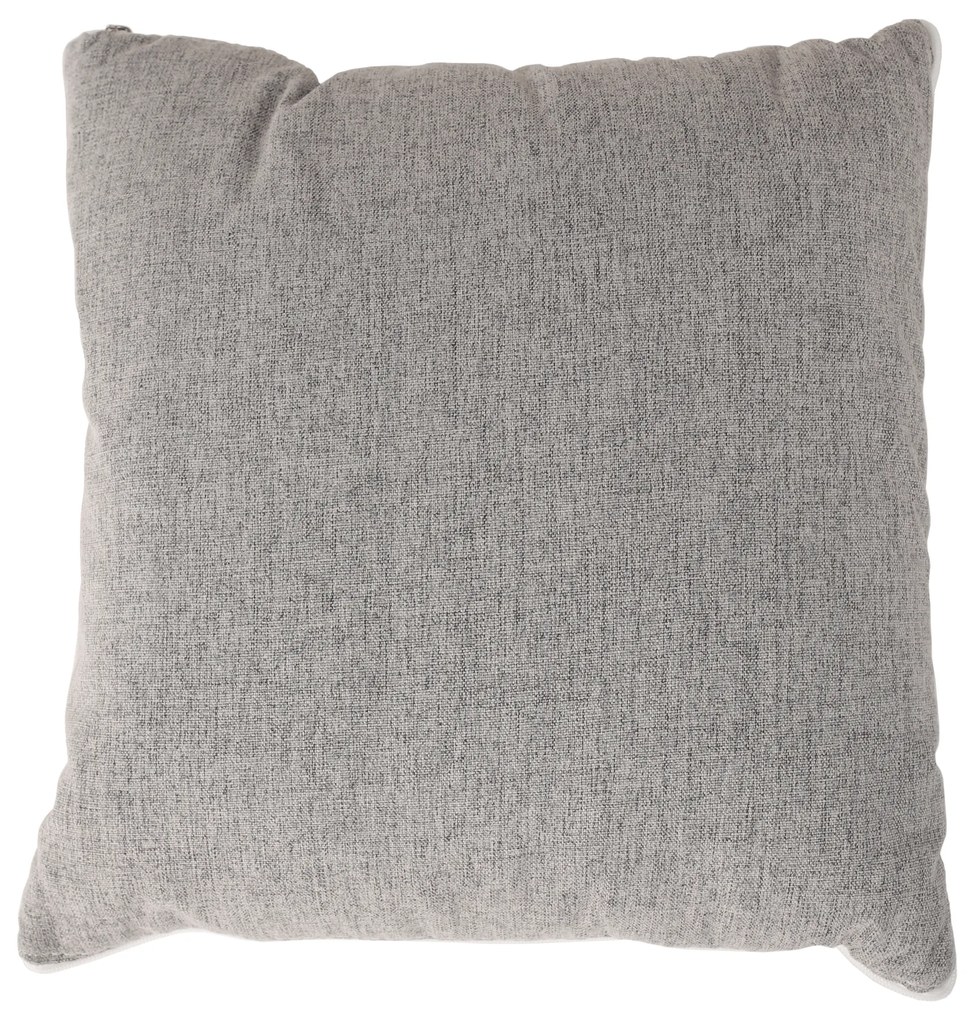 Canapea complet tapiţată cu 4 locuri, piele / piele ecologică gri deschis, LINSY