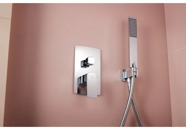 Set de duș cu baterie ascunsă KFA Armatura 5539-511-00 MOKAIT crom lucios