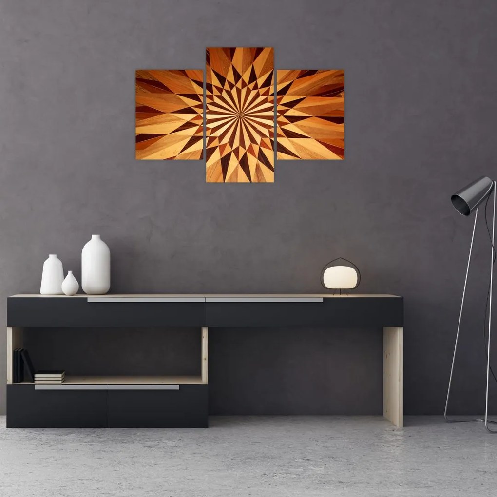 Tablou - Colaj din lemn (90x60 cm)