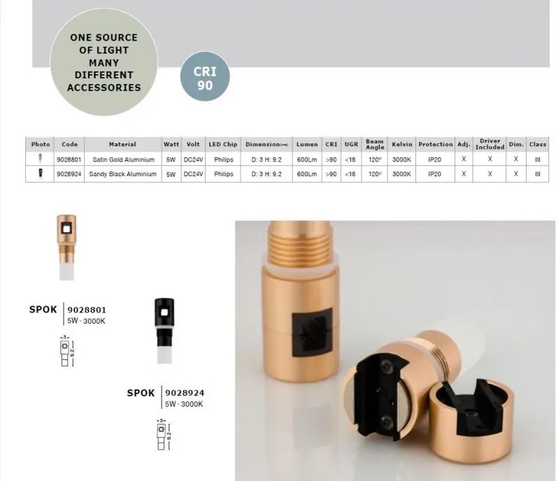 Sistem tubular magnetic-decorativ CRON, negru NVL-9028311