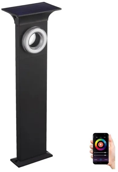 Lampă LED RGB+CW/W solară dimabilă Immax NEO 07904L ANEL LED/2W/5V IP54 Tuya