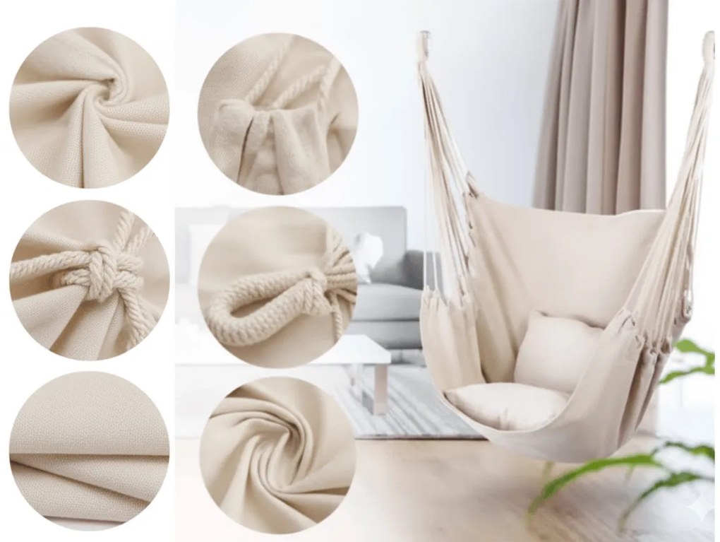 Scaun suspendat DAGO bej