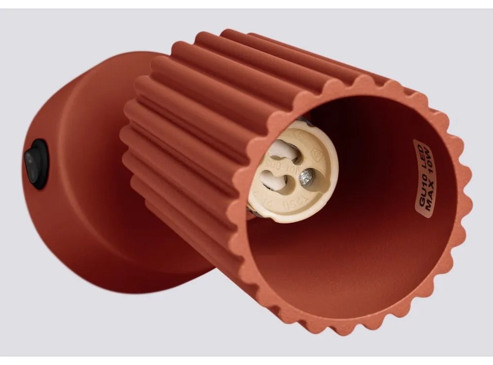 Spot cărămiziu 8x16 cm Gleam – Sollux