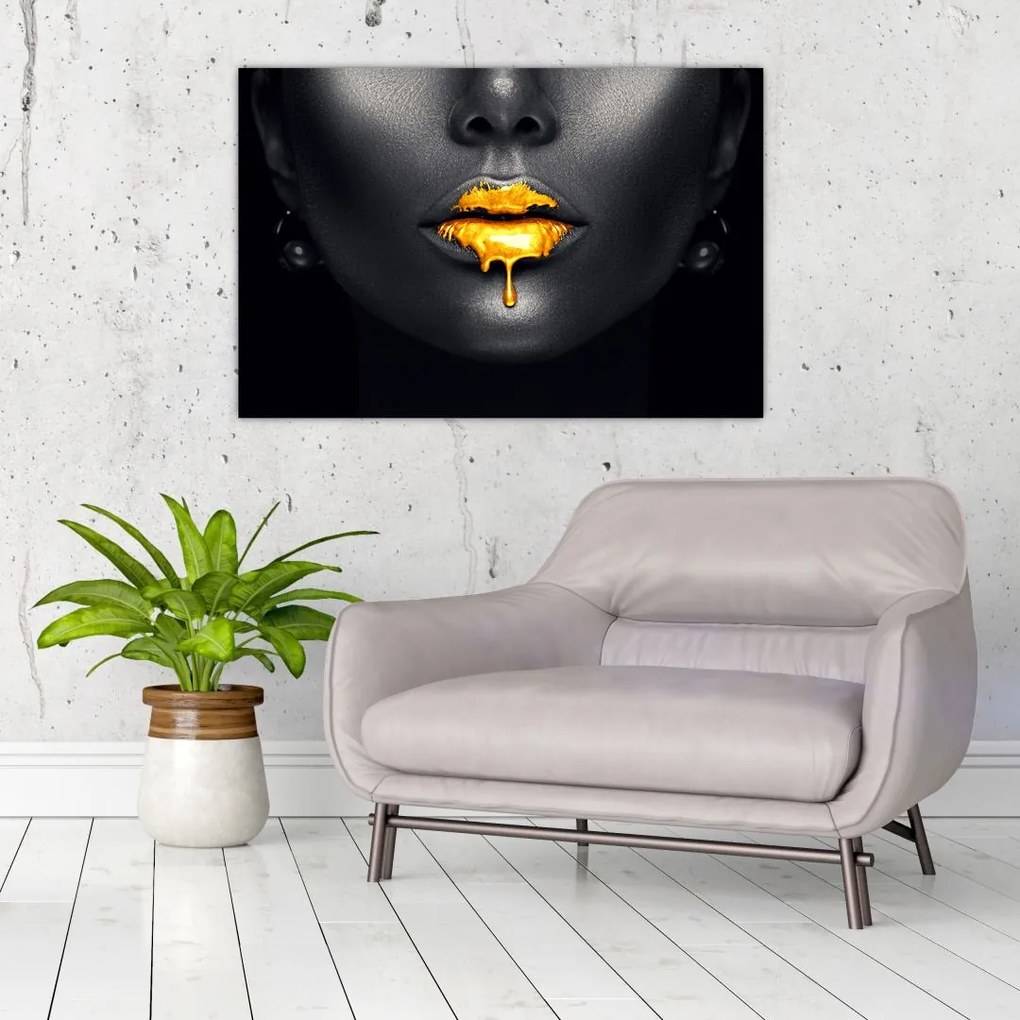 Tablou - Buzele femeii (90x60 cm)