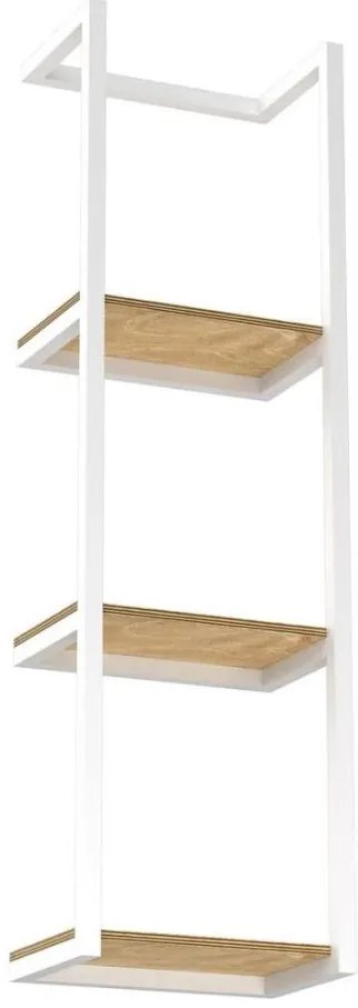 Suport de perete pentru prosoape 78x23 cm alb