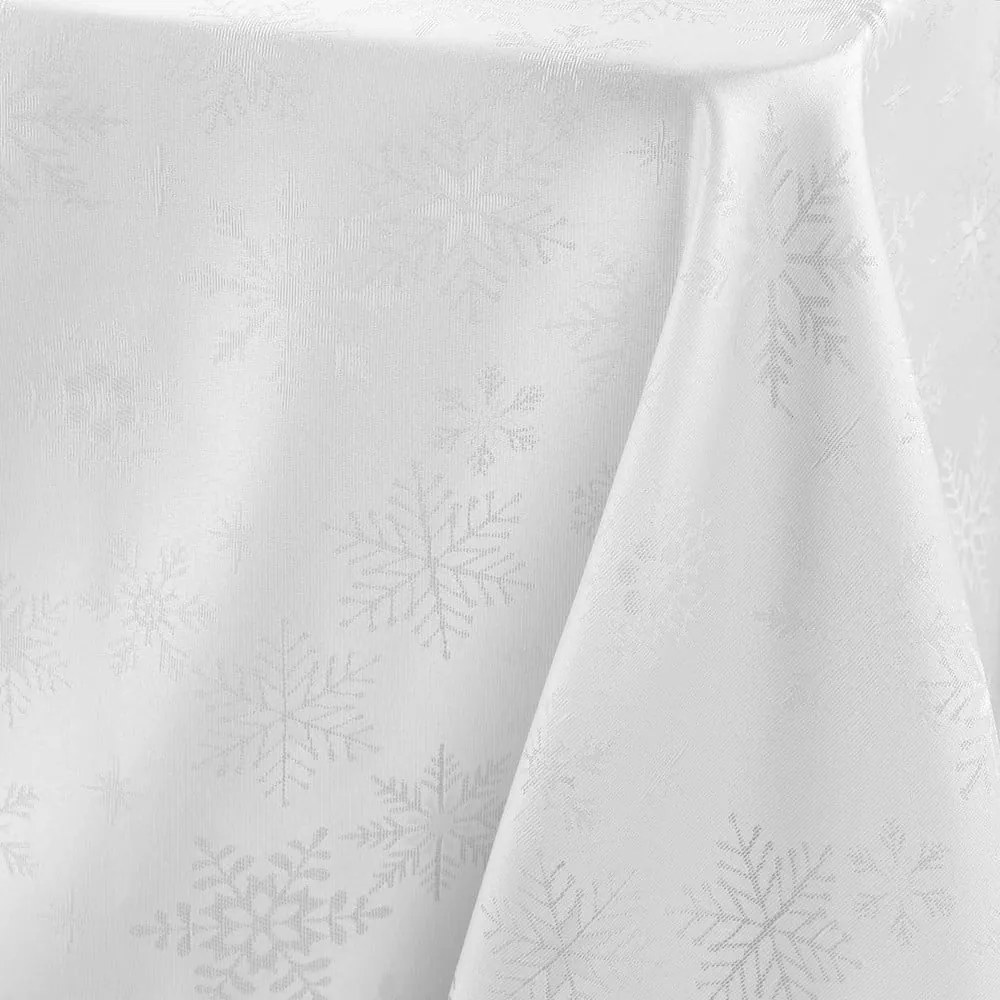 Față de masă din jacquard 140x300 cm cu model de Crăciun Flocons – douceur d'intérieur