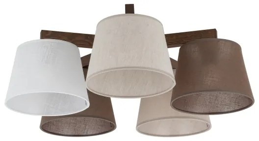 Brilagi - Lustră aplicată LATTE 5xE27/15W/230V pin/mix