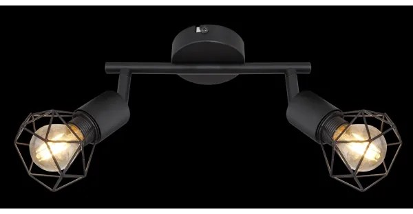 Spot LED XARA 2xE14/6W/230V negru Globo