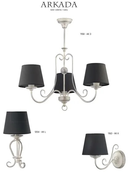 Lampa suspendata ARKADA 5xE27/60W