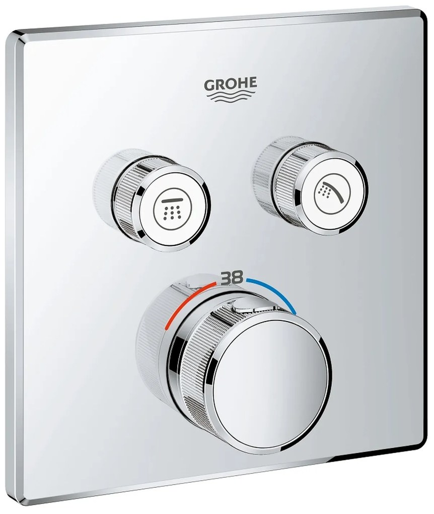 Grohe Grohtherm SmartControl baterie cadă-duș ascuns da crom 29124000