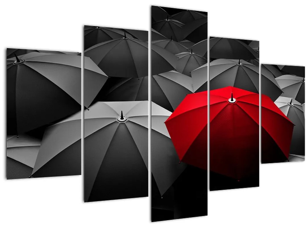 Tablou cu umbrele deschise (150x105 cm)