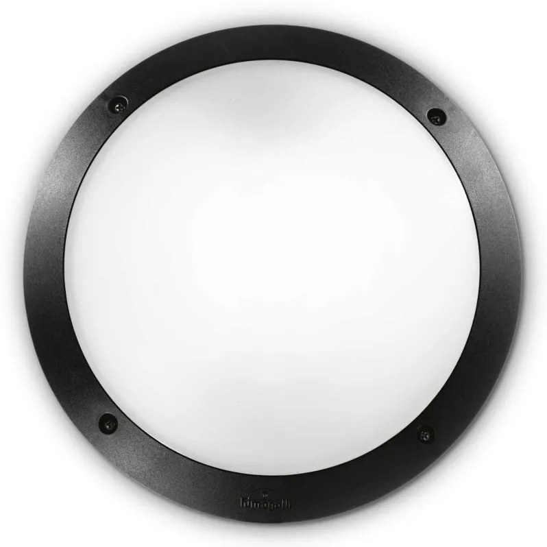 Aplica de perete pt. exterior, diam.30cm, IP66, POLAR-1 AP1 NERO