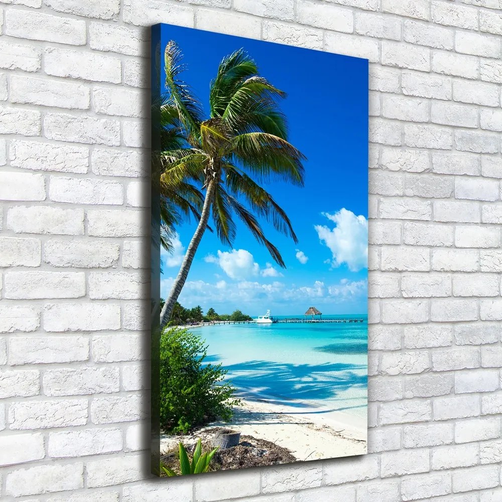 Pictură pe pânză Plaja tropicala