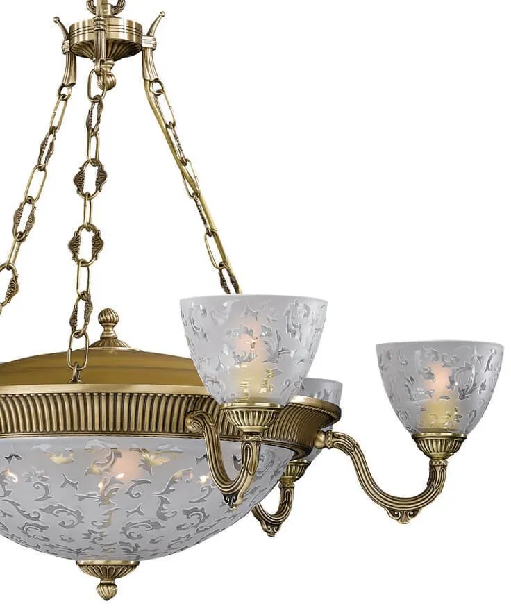 Candelabru din alama 6 brate design italian 10L 6252