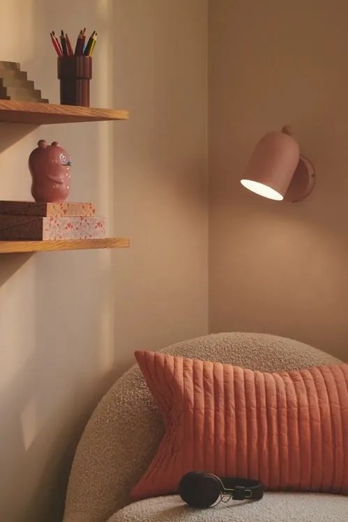 Aplica de perete camera copii design nordic Gaston roz