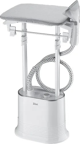Fier de calcat vertical cu aburi Zilan ZLN2792 cu stand, Tija reglabila, Rezervor 1.7L, Putere 2000W